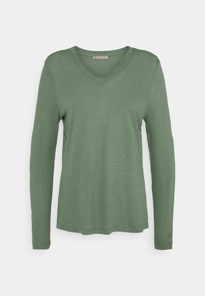 T-Shirt ANNA FIELD Anna Field Long Sleeved Top Menthe Femme | AMZ-8155438